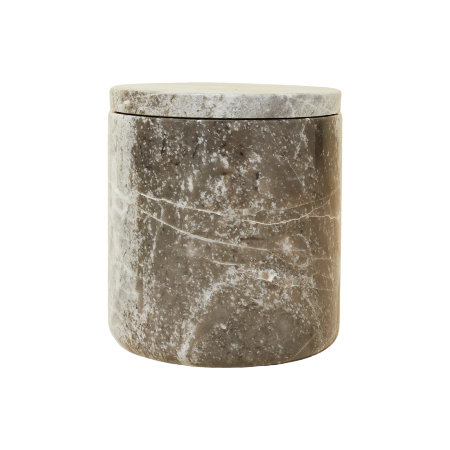 Natural Marble Candle Vessel & Tray Set