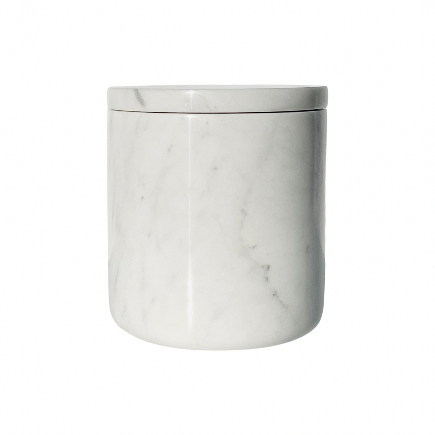 Natural Marble Candle Vessel & Tray Set