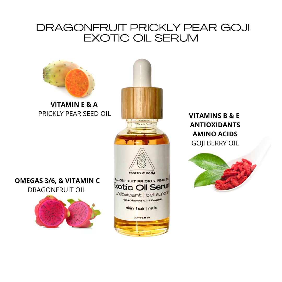 Dragon Fruit Prickly Pear Goji Exotic Oil Serum - #1 Bestseller