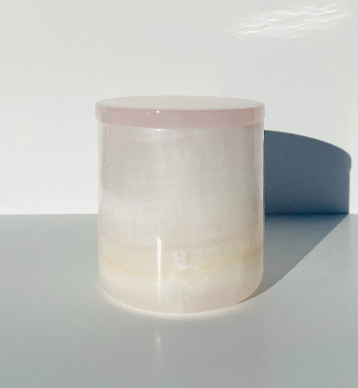 Natural Onyx Stone Candle Vessel
