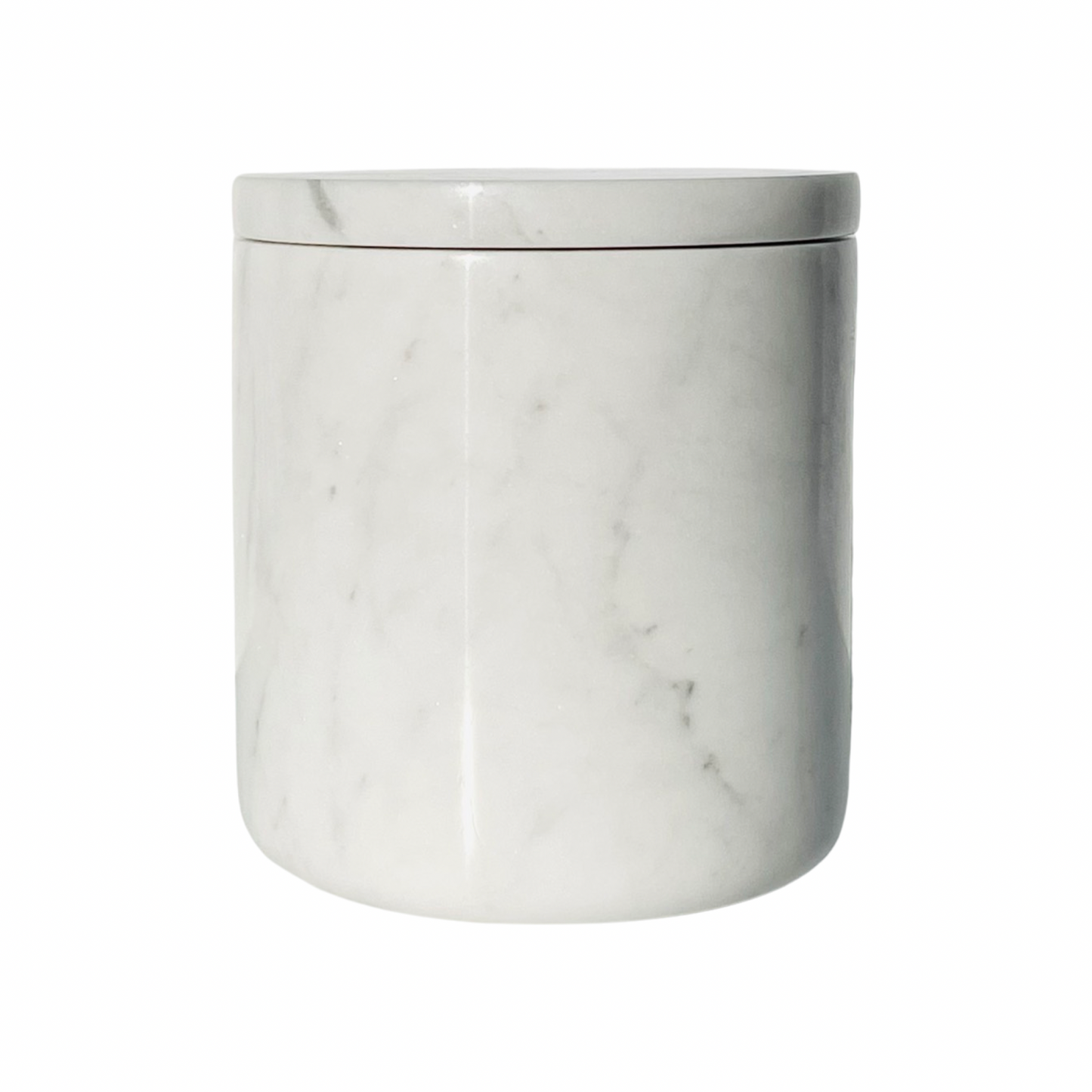 Natural Marble Candle Vessel & Candle Set
