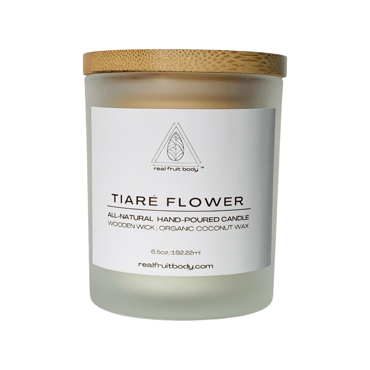 Real Fruit Body Organic Spa Candle 6.5 oz