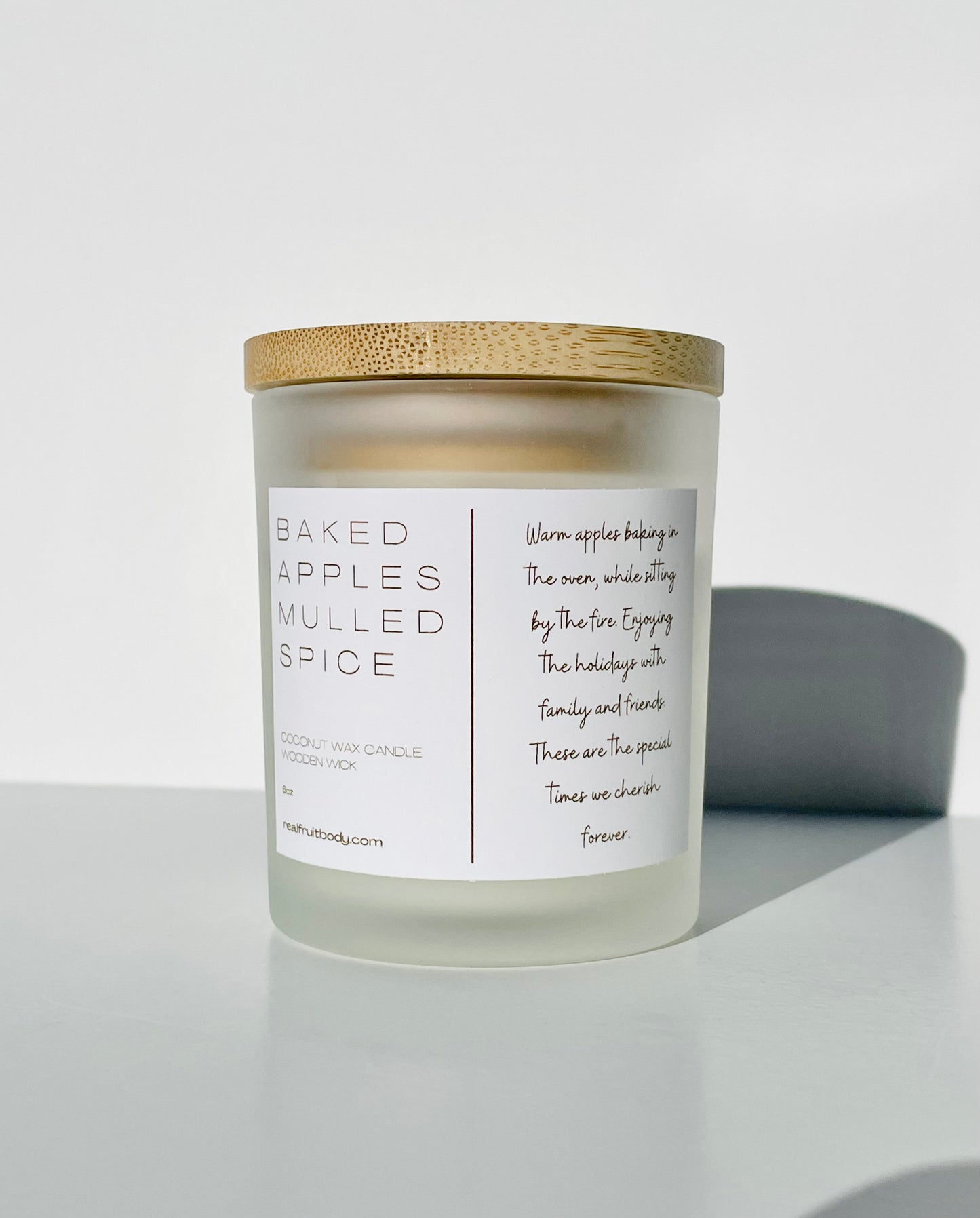 Real Fruit Body Organic Spa Candle 6.5 oz