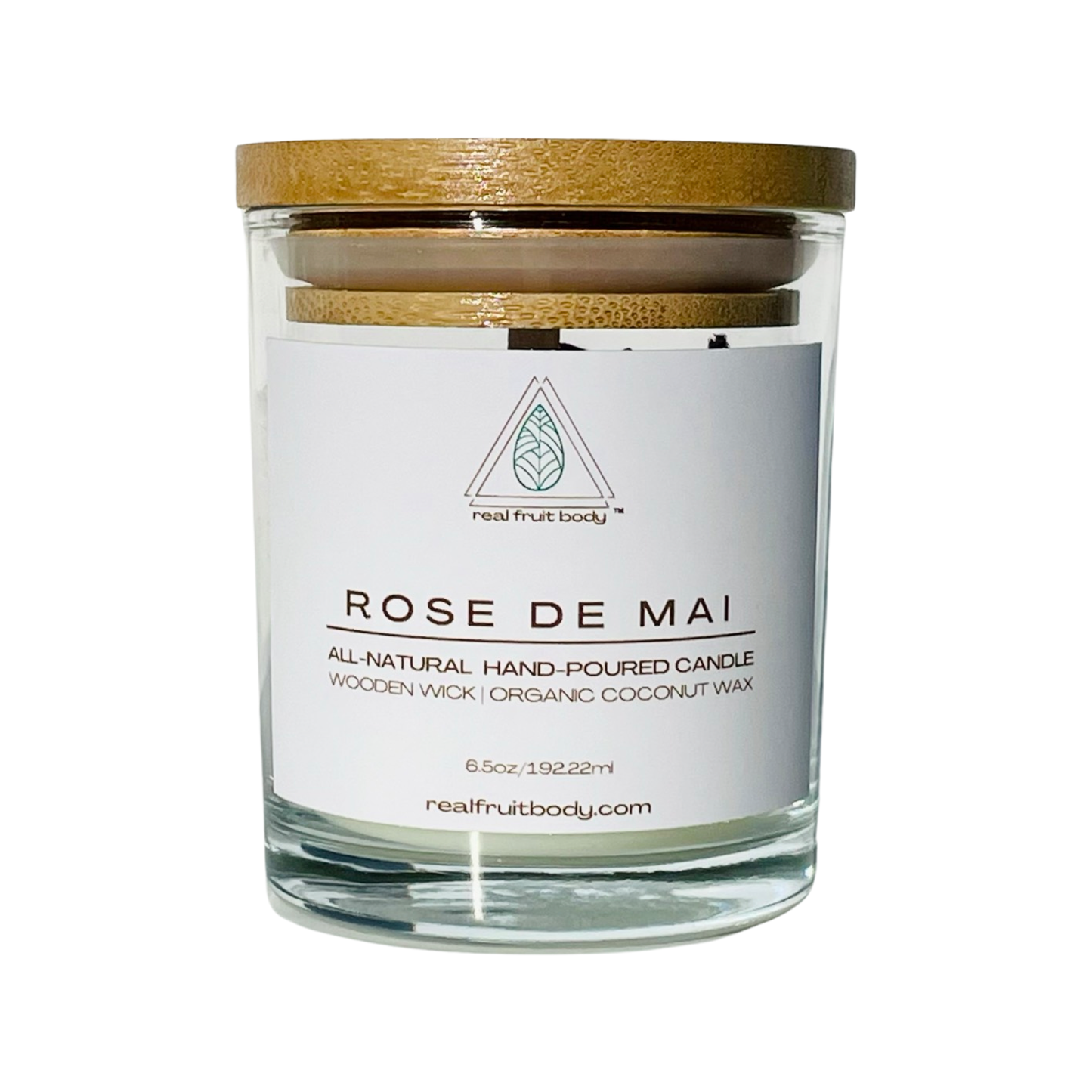 Real Fruit Body Organic Spa Candle 6.5 oz