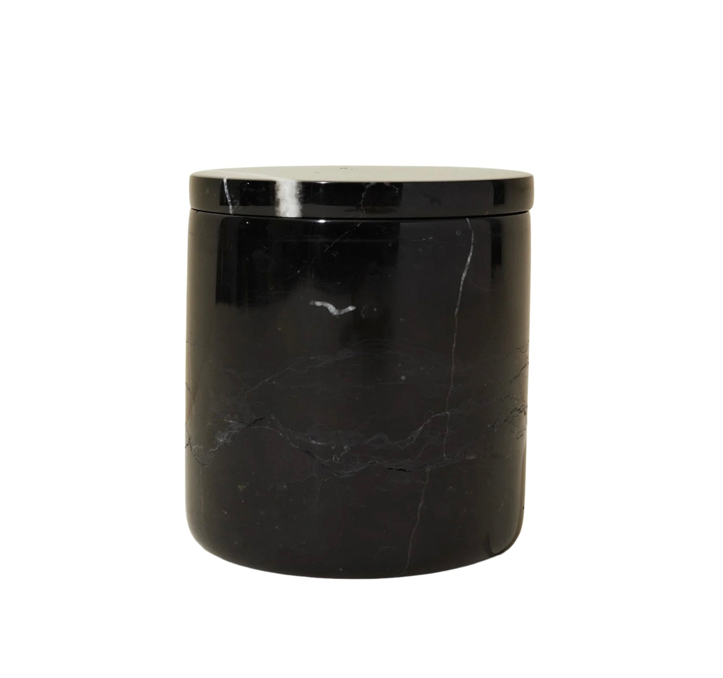 Natural Marble Candle Vessel & Candle Set