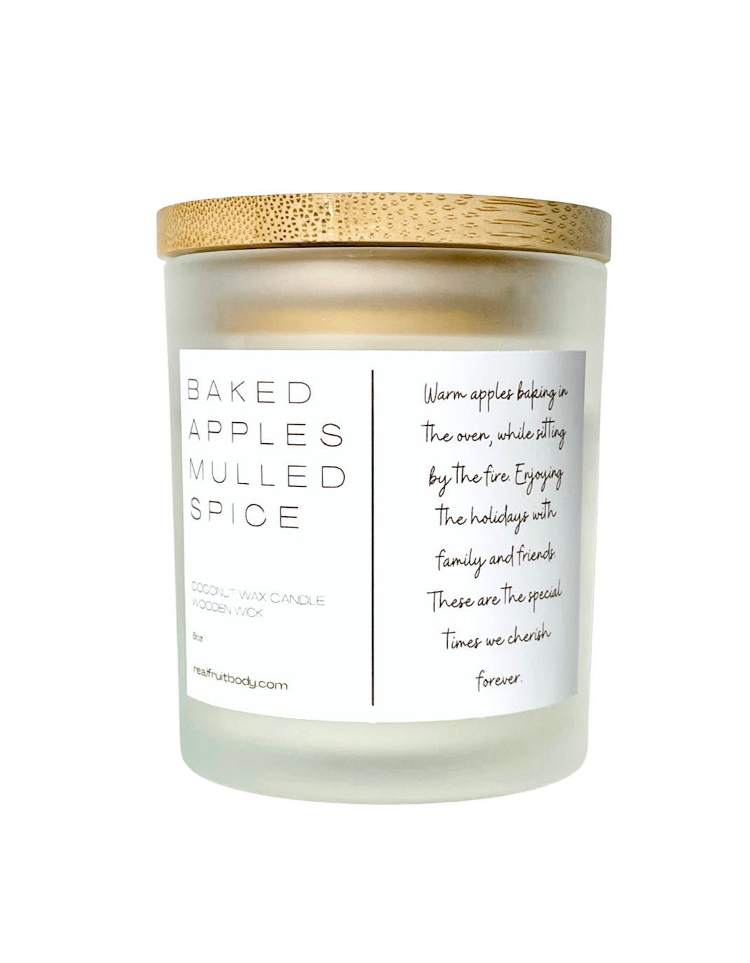 Real Fruit Body Organic Spa Candle